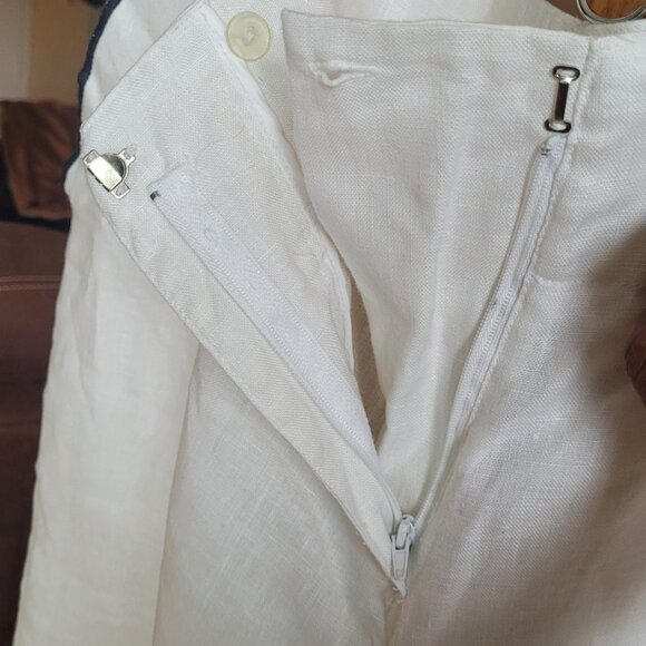 John‎ Paul Richard White Linen Pants - Picture 6 of 6